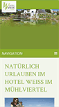 Mobile Screenshot of hotel-weiss.com
