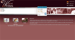 Desktop Screenshot of hotel-weiss.biz